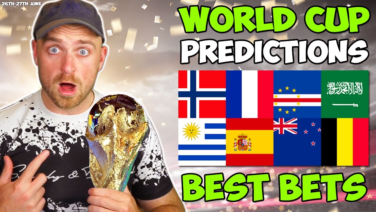 Egypt vs Iran, New Zealand vs Belgium, Uruguay vs Spain & More! | World Cup Predictions/Best Bets!