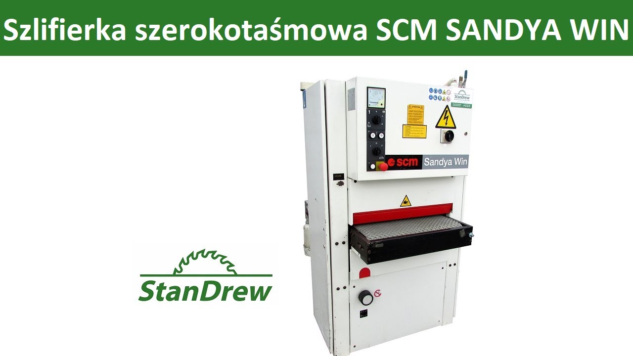 Szlifierka szerokotaśmowa SCM SANDYA WIN - StanDrew
