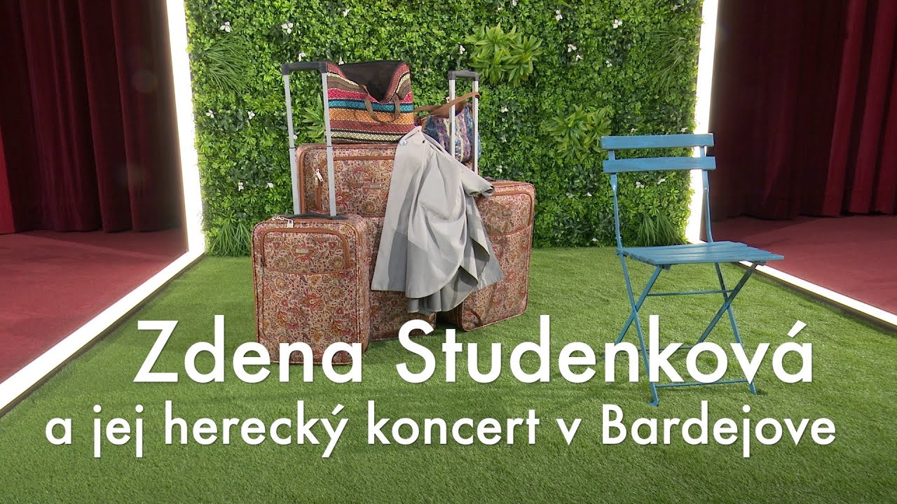 Zdena Studenková a jej herecký koncert v Bardejove