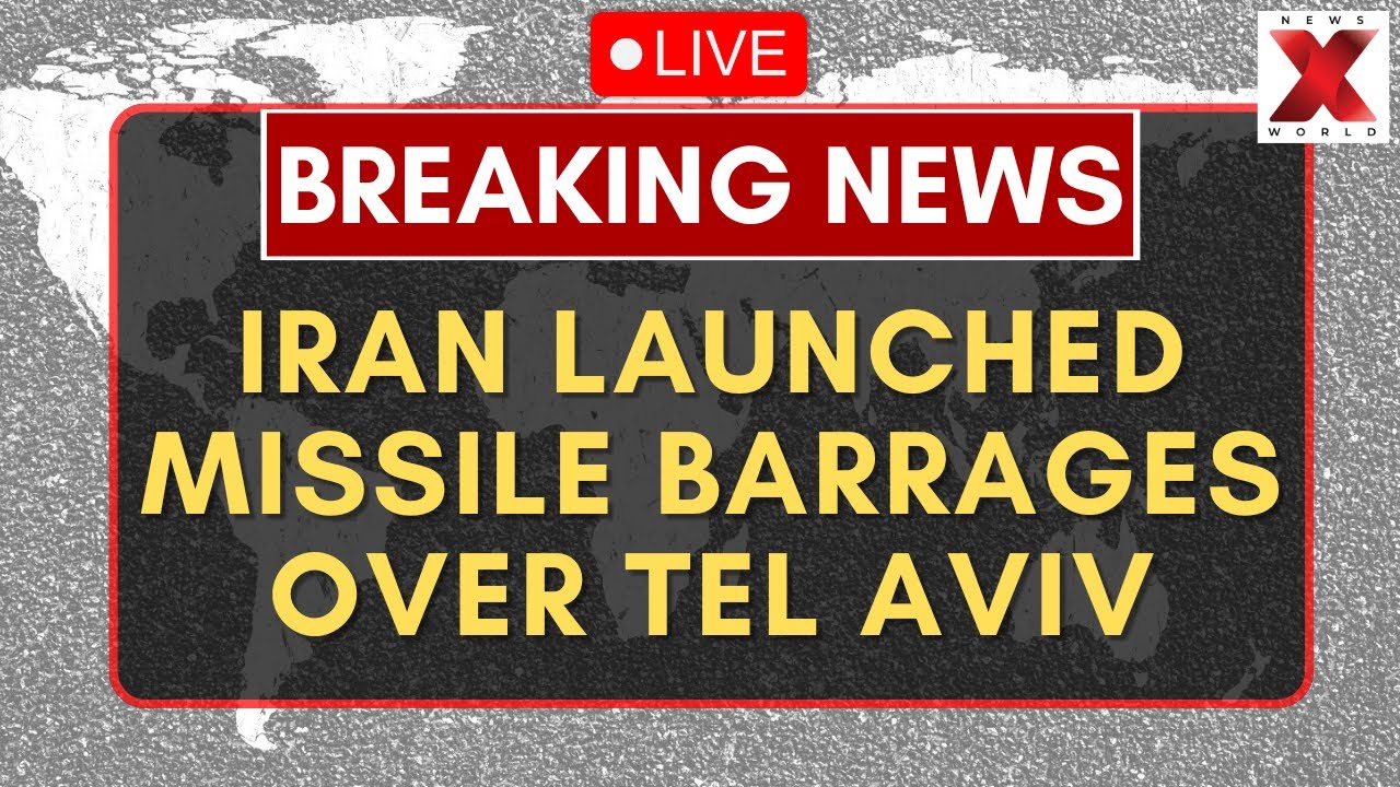 Iran Strikes Tel Aviv LIVE: Iran Fires Missile Barrages Over Tel Aviv And West Bank Amid Tensions