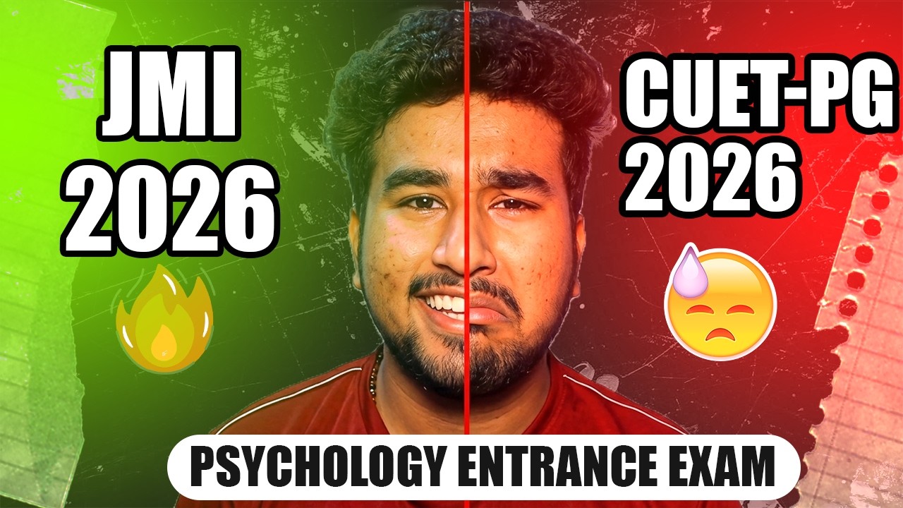 Give JMI M.A Psychology Entrance Exam! Why its better than CUET-PG 2026