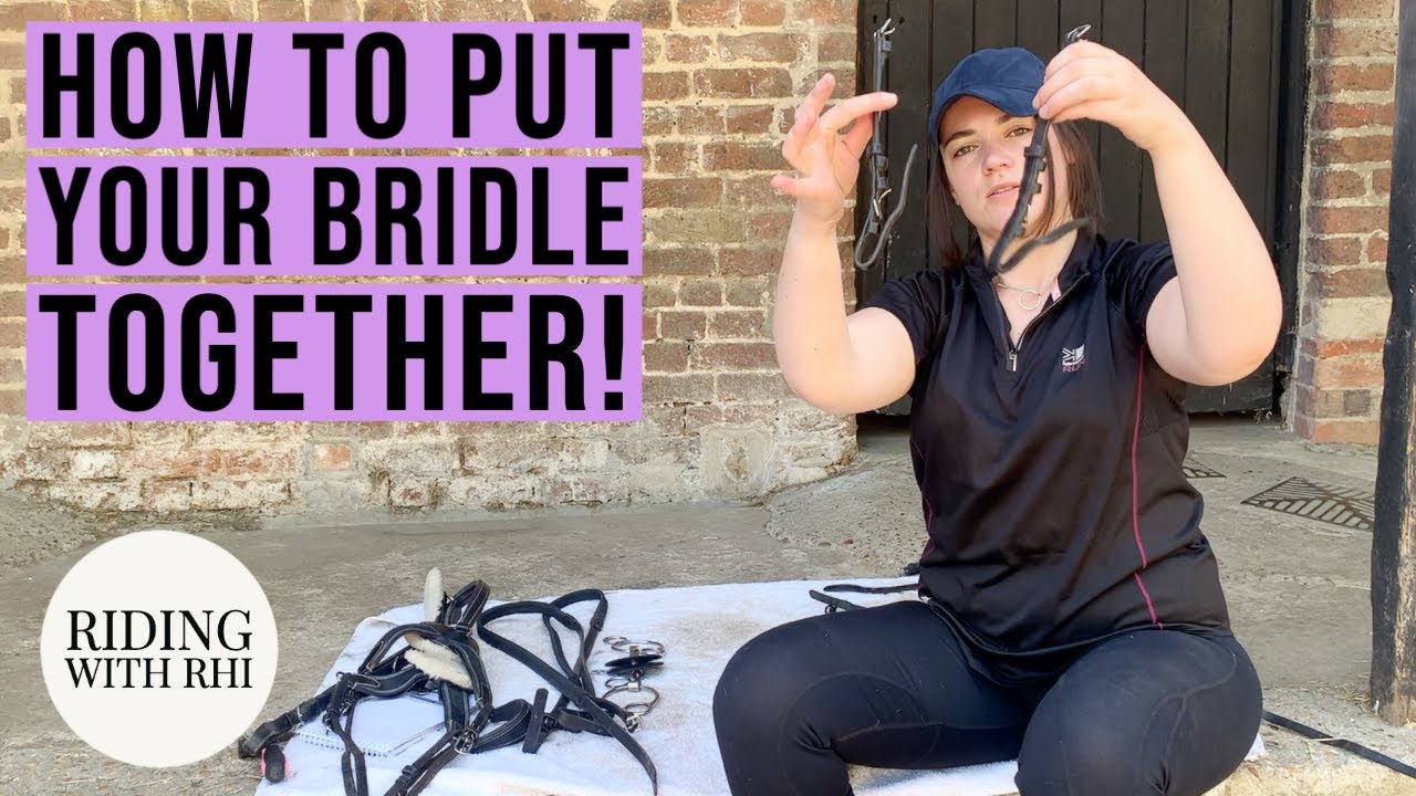 How To Take Apart A Bridle and Put It Back Together (Step By Step) | UK Equestrian Youtuber