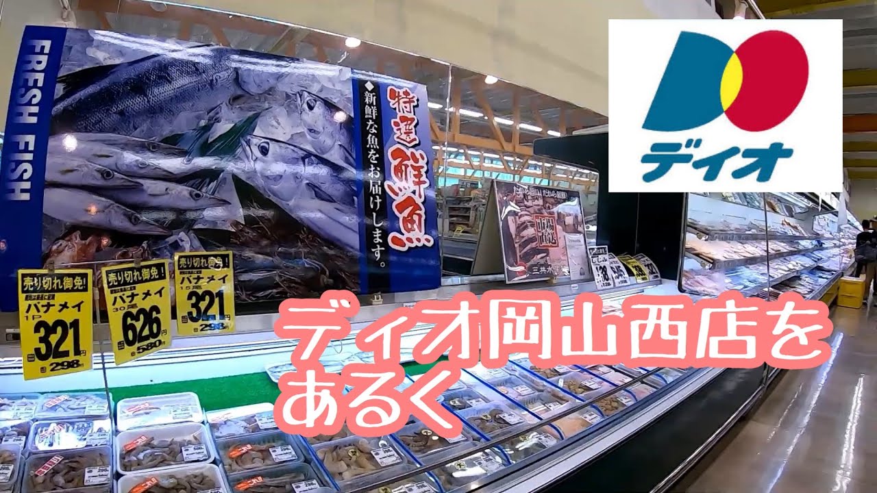 ディオ岡山西店をあるく