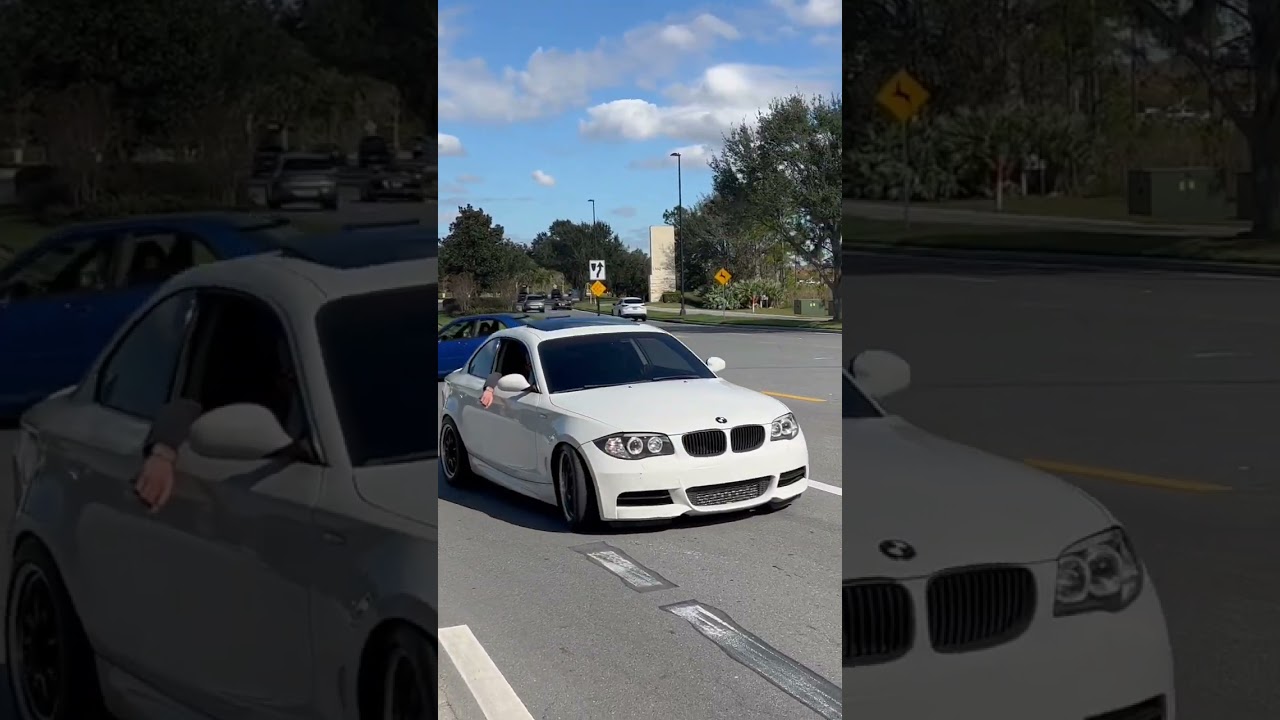 Angelic sounding Single Turbo BMW 135i RIPS IT out of cars and coffee