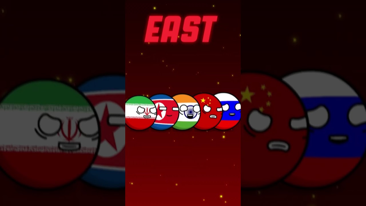 West VS East #countryballs