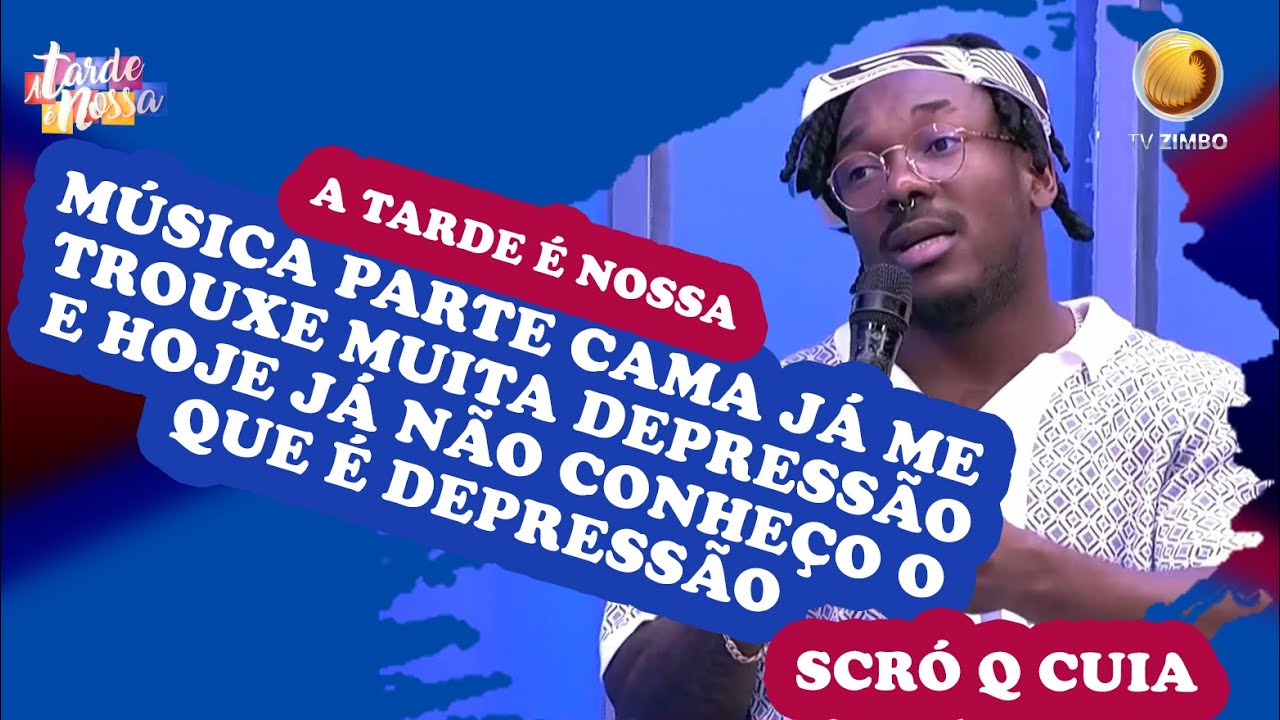 Scro Q Cuia diz que os artistas angolanos não têm união | A tarde é nossa| TV ZIMBO