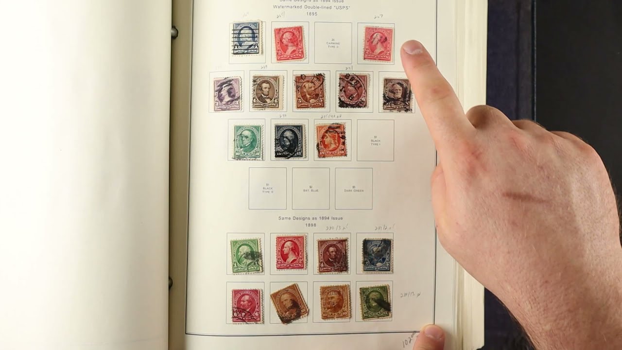 $5700 Choice US Stamp Album W/ Scott #1b & Other Gems