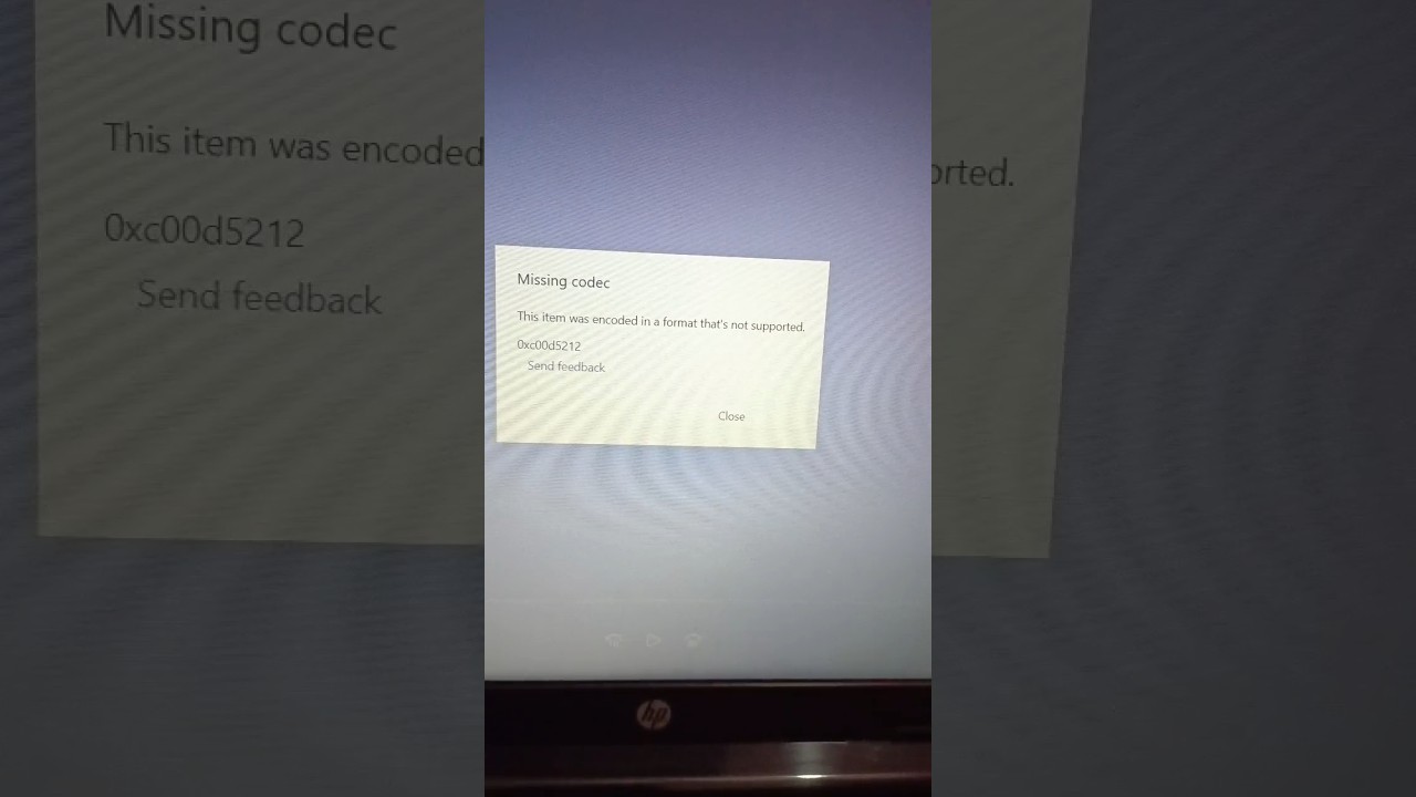 This Item Was Encoded In a Format || Missing Codec #video #technicalvideo #technical #iphone