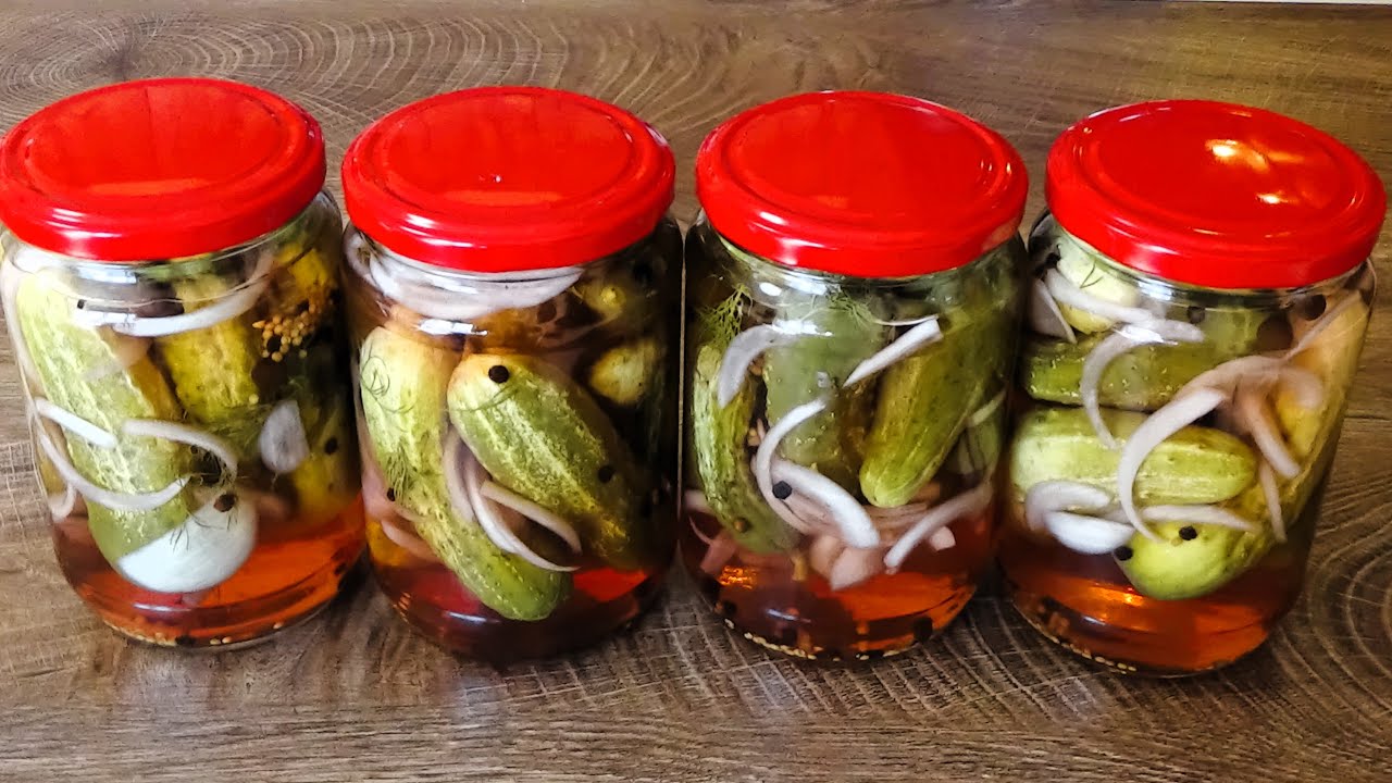 Маринованные огурцы в банках. Зима!