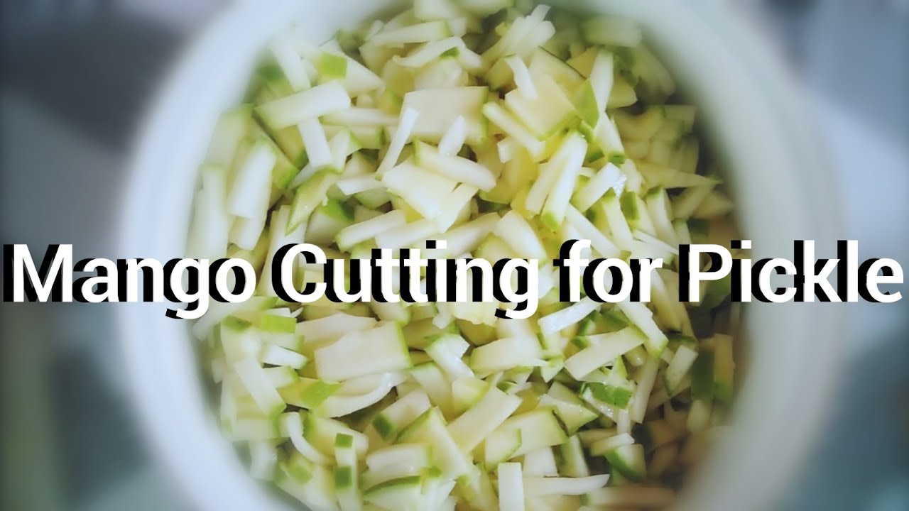 How To Cut Mango For Pickle At Home/Easy And Quick/@H2MM