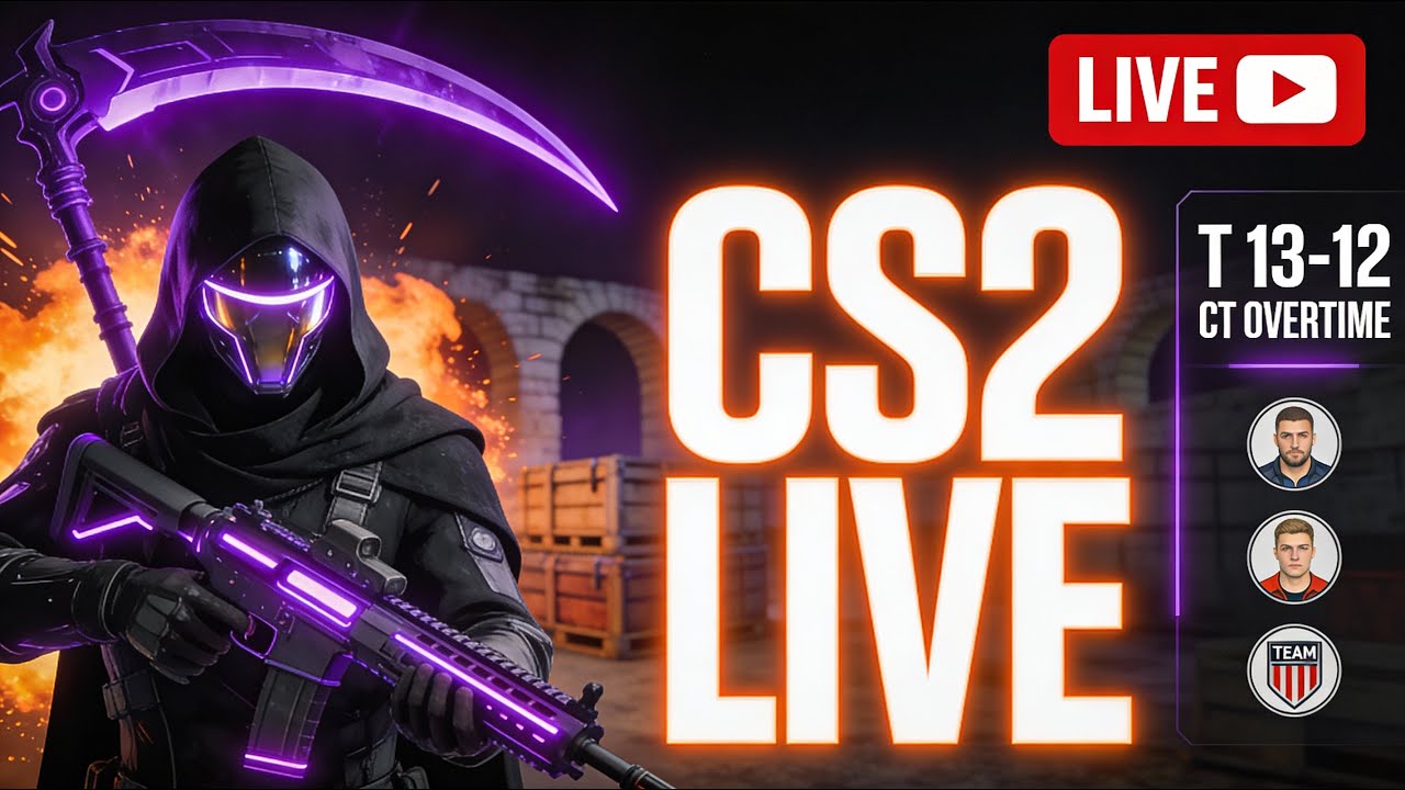 CS2 Ranked Grind 🔴 LIVE | Insane Clutches, Clean Aim & Competitive Play (Portrait)