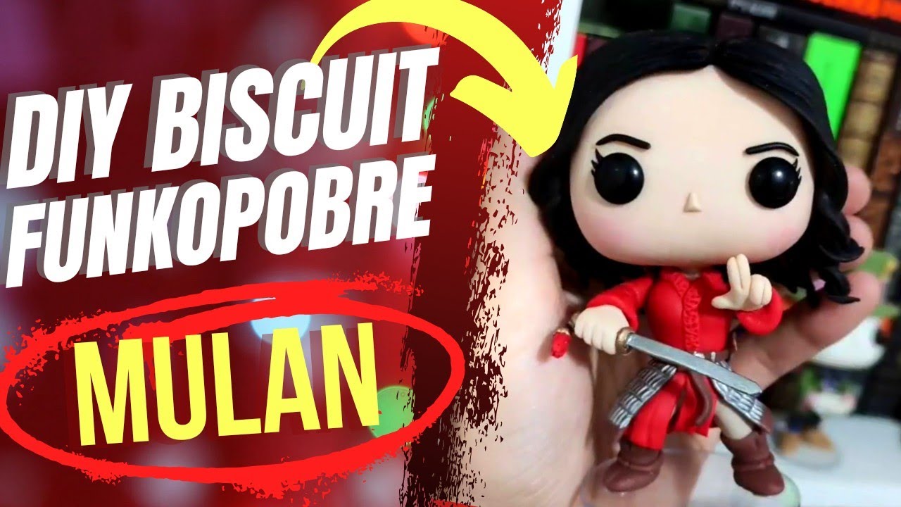 FunkoPobre | Mulan | Disney | Biscuit | Filme | DIY | Funko Pop | Simples e Fácil | Como Fazer