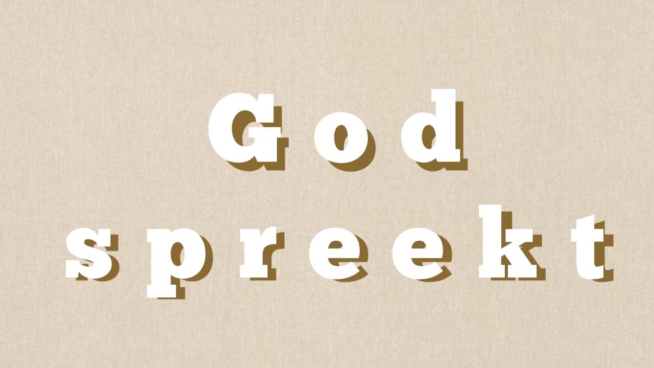 God spreekt @Maranatha kerk Eindhoven
