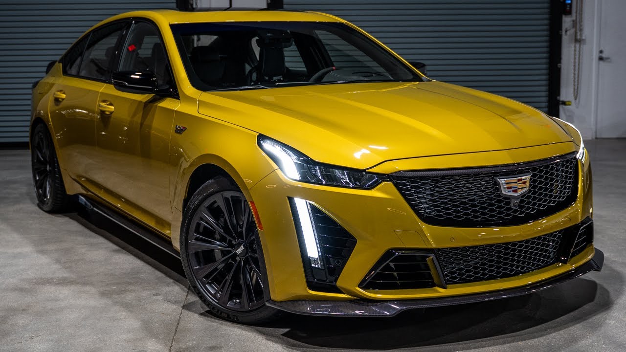 2024 Cadillac CT5-V Blackwing in Cyber Yellow Metallic (6-Speed) ONLY 178 miles!