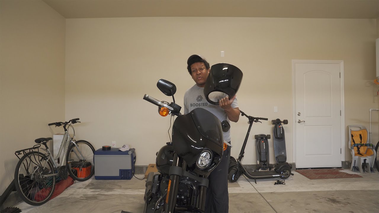 My FIrst Mod 2020 Low Rider S ( Harley Davidson Quarter Fairing )