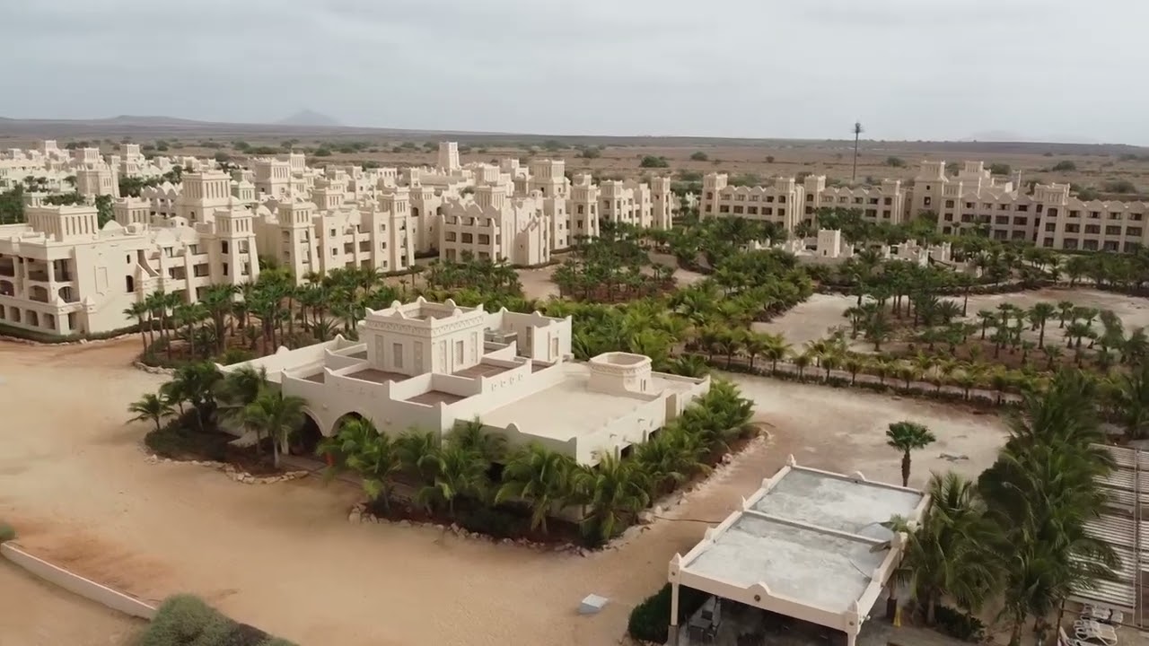 CABO VERDE RIU TOUAREG A VISTA DE DRON 4K
