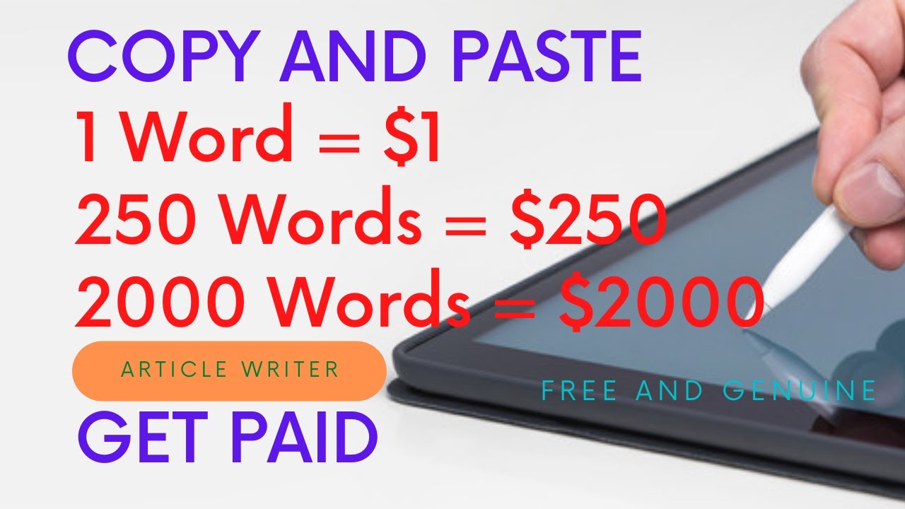 Copy and Paste | Earn money without investment | WFH-10