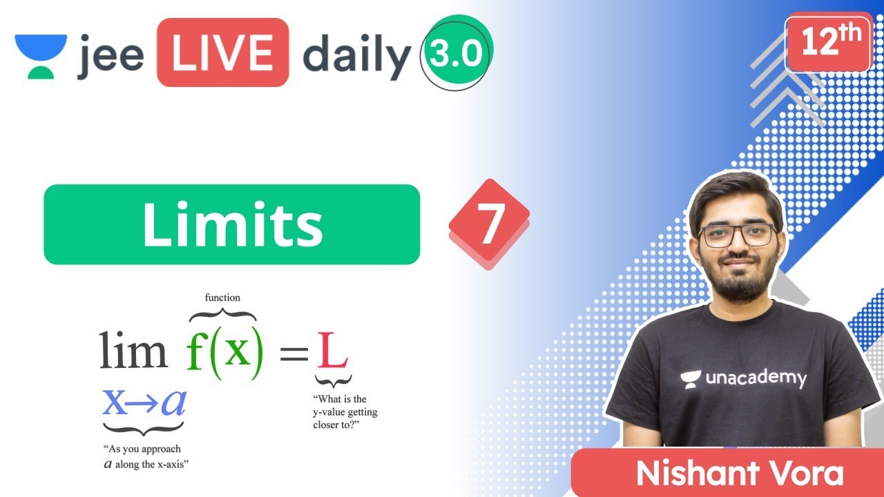 JEE: Limits L7 | Unacademy JEE | JEE Maths | Nishant Vora
