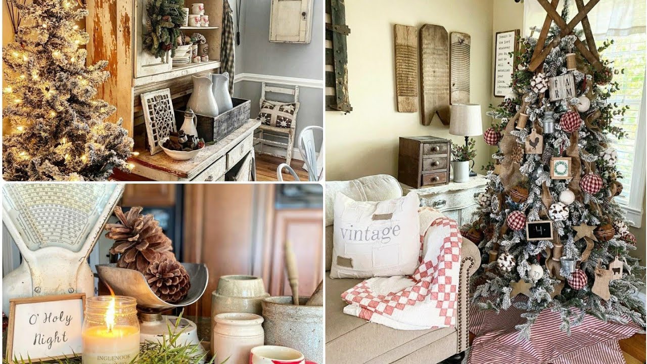 Rustic Farmhouse Christmas Home Tour