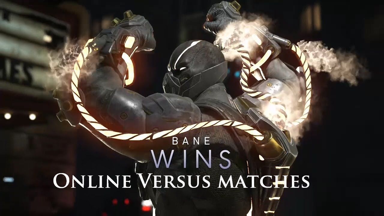 Injustice 2 - Bane Online Versus Matches - Rage Quit and Body Press