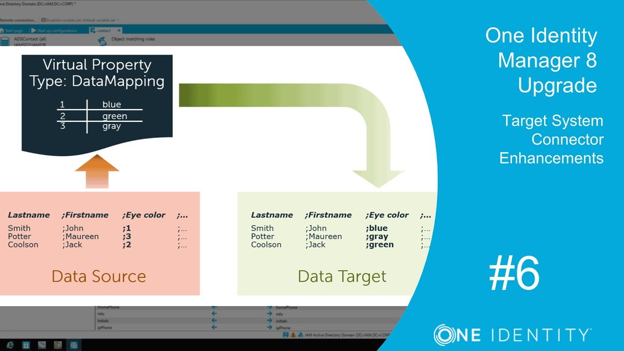 One Identity Manager | Identity Manager 8.0.0 Upgrade #6 | Target System Connector Enhancements