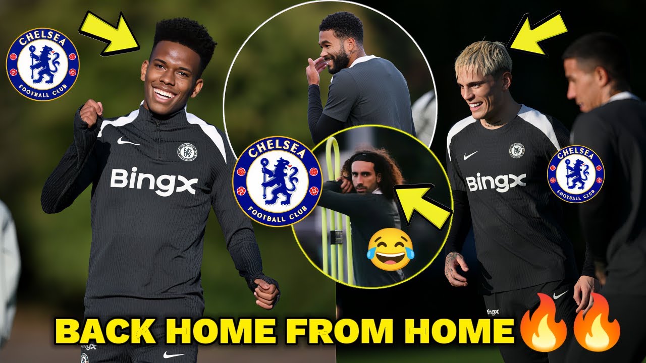 Gallery😍International Blues return!Chelsea training Session vidoes, Cole Palmer Fitness, Estevao...m