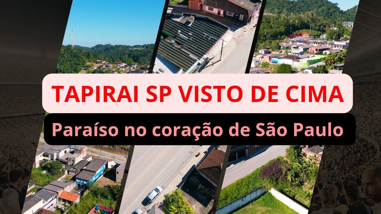 TAPIRAÍ SP VISTO DE CIMA