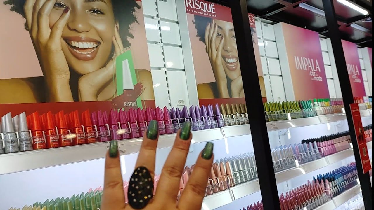 SUPER PASSEIO NA PERFUMARIA E SHOPPING MOSTRANDO MUITOS ESMALTES LINDOS