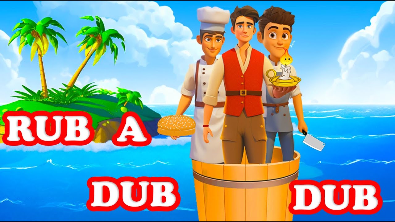 Rub a Dub Dub  | Kids & Nursery Rhymes | Sing along Song | Animated