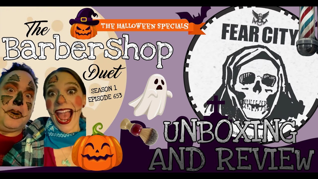 The Barbershop Duet - Fear City Shave Soap by Strike Gold Shave and ShaveDad - Unboxing and Review