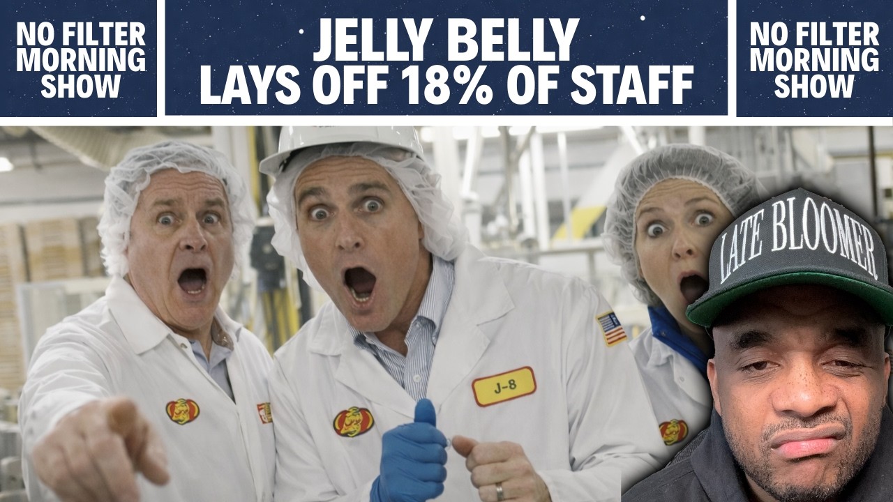 Jelly belly layoff 70 employees, Marcus Lewis says its tough having a business in California..