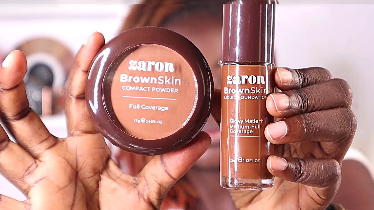 Detailed and Honest Review of Zaron BrownSkin Powder & Foundation | Misykona.