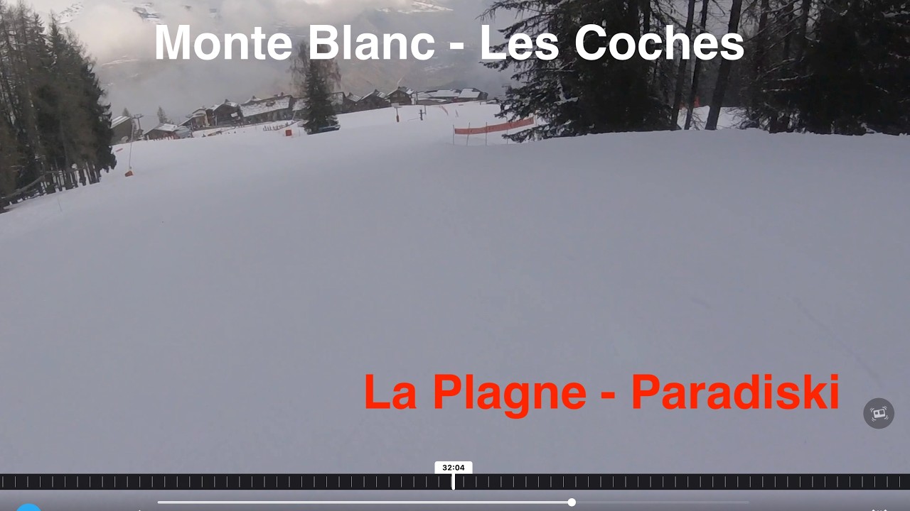 La Plagne Day 2   Monte Blanc -  Les Coches