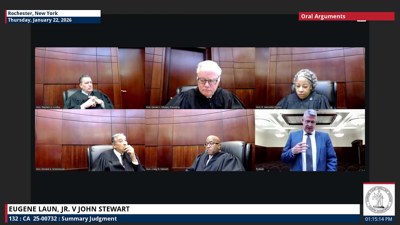 Oral Arguments | Thu Jan 22 2026 | Hon. Samuel L. Green Courtroom
