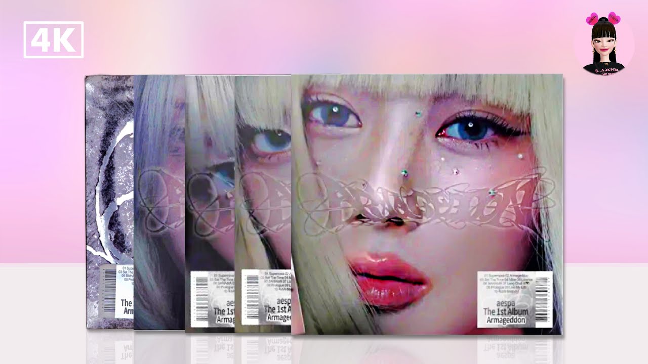 Unboxing Aespa The First Album Armageddon | My Power Version Set