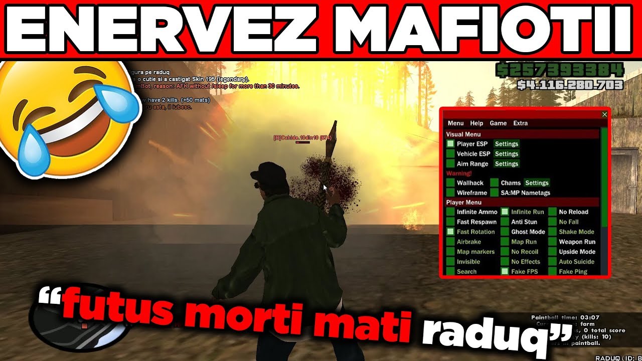 Cu HACK pe SA-MP sa enervez mafiotii! 😂