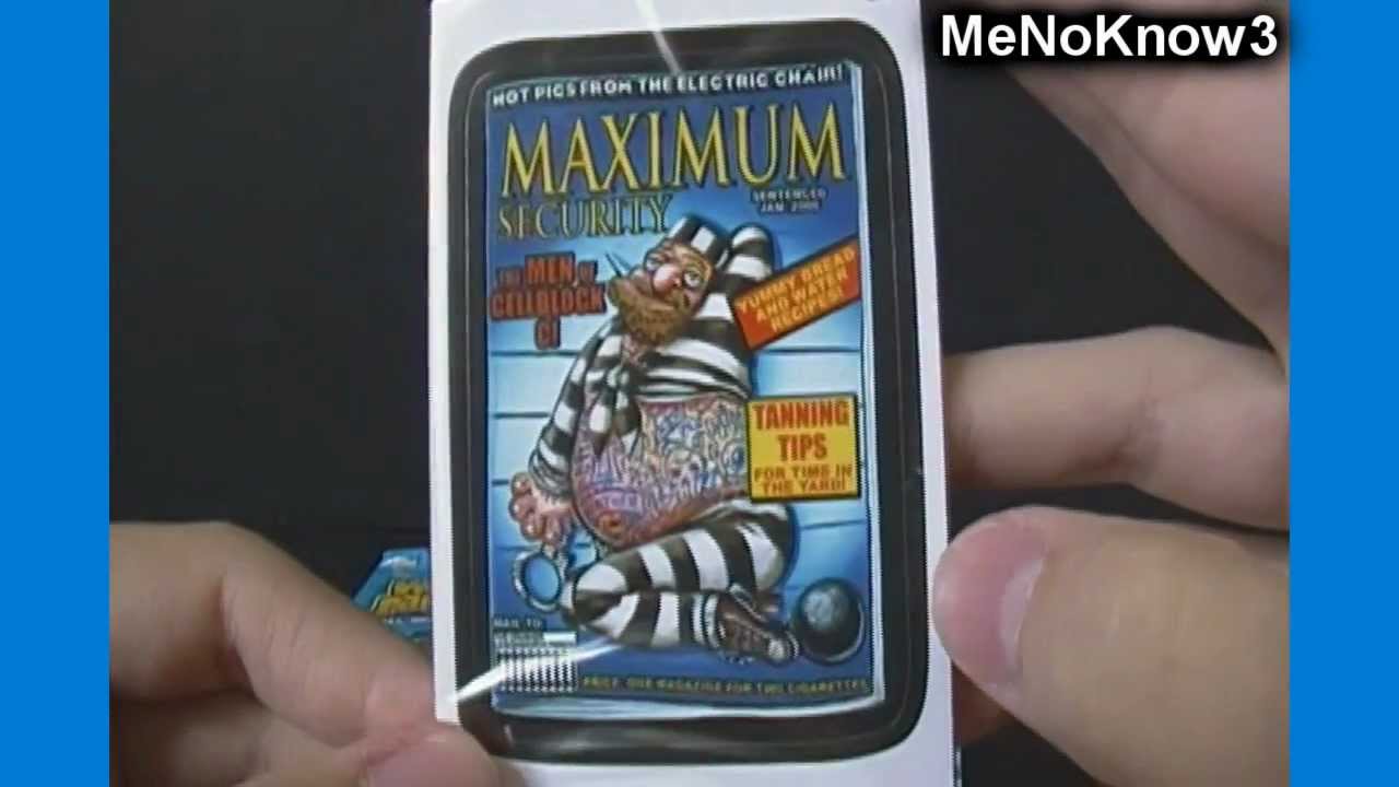 Opening A Wacky Packages Series 8 Value Blaster Box of Packs