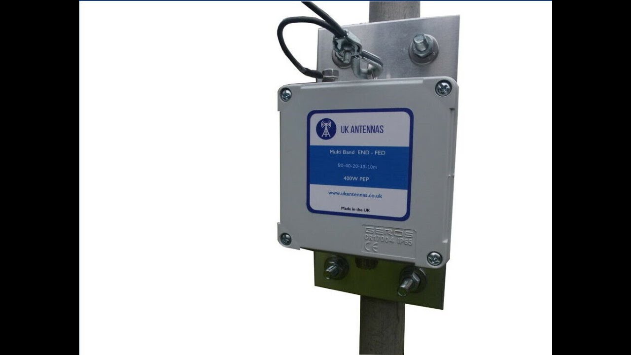 UK Antennas EFHW 80 40 20 15 10m Shortened Version