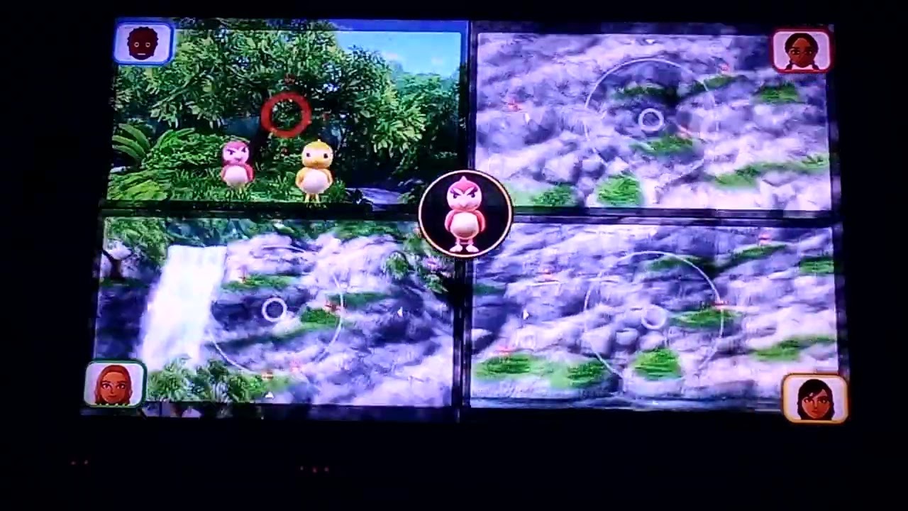 Wii Party U Free Play Shutterbird Juju vs Laura vs Alice vs Christina (Advanced CPUs) BeastFamily