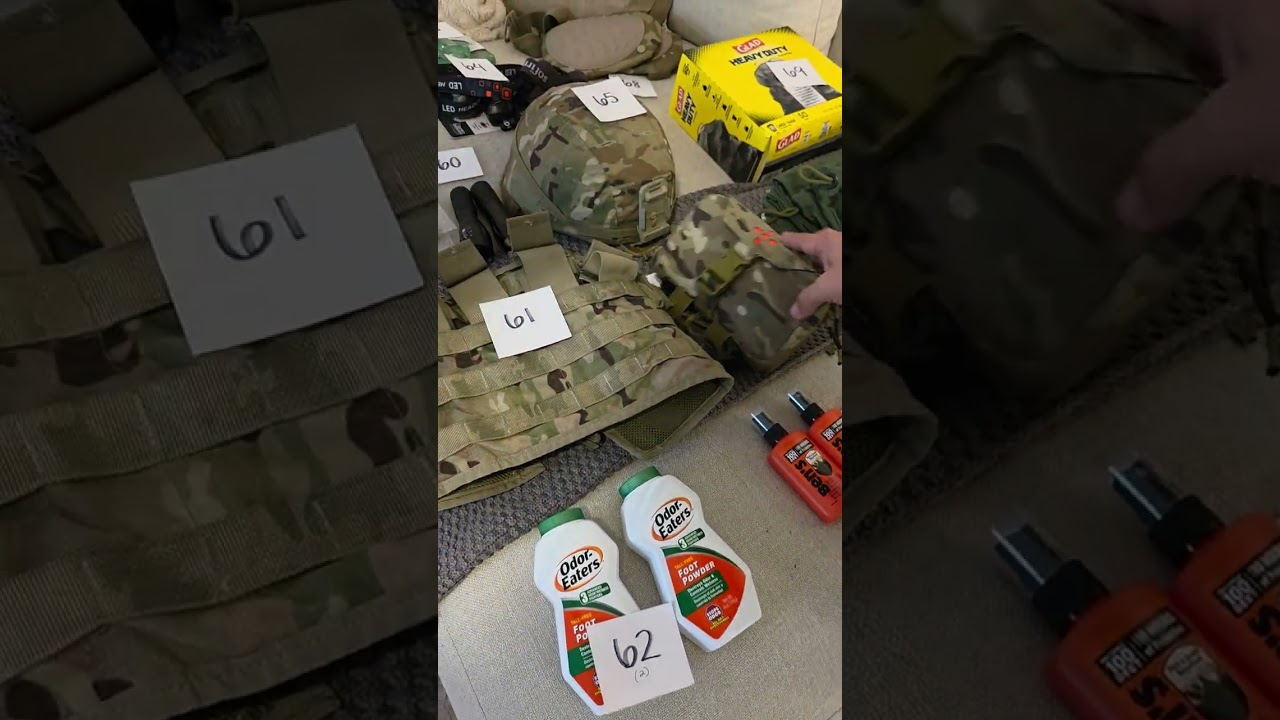 Army Sapper School packing list