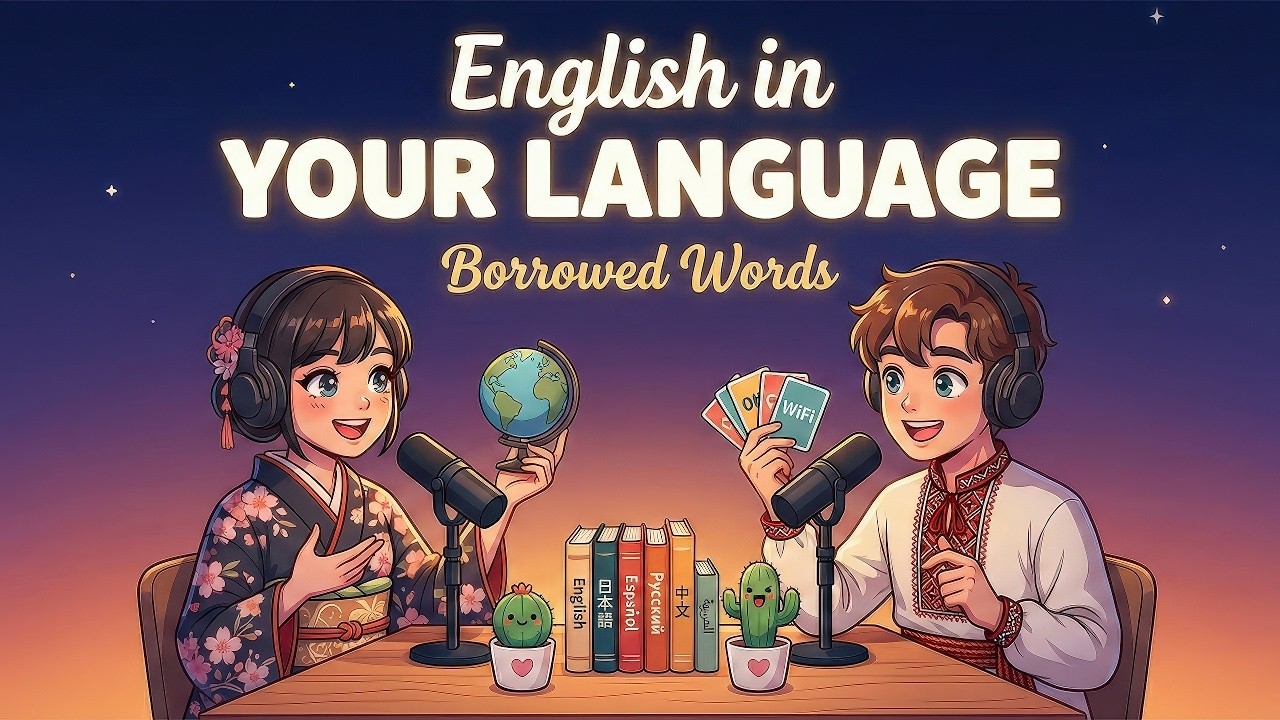 How English CHANGED Your Language: Borrowed Words Everywhere! | English Podcast For Learning English