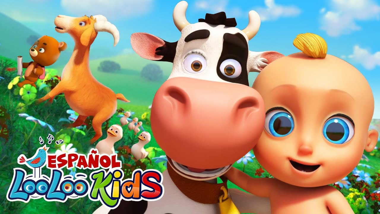 La Vaca Lola sin Pausa 🐮 Música Infantil para TV | 3 Horas | LooLoo Kids Español