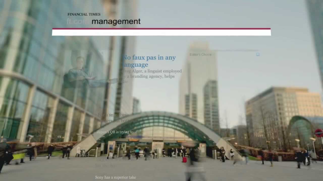 Management at FT.com
