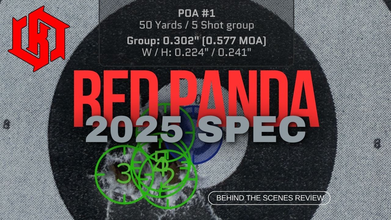 Behind the Scenes Review of the 2025 Spec. Karma Airguns Red Panda PCP Competition Airgun in .30 cal
