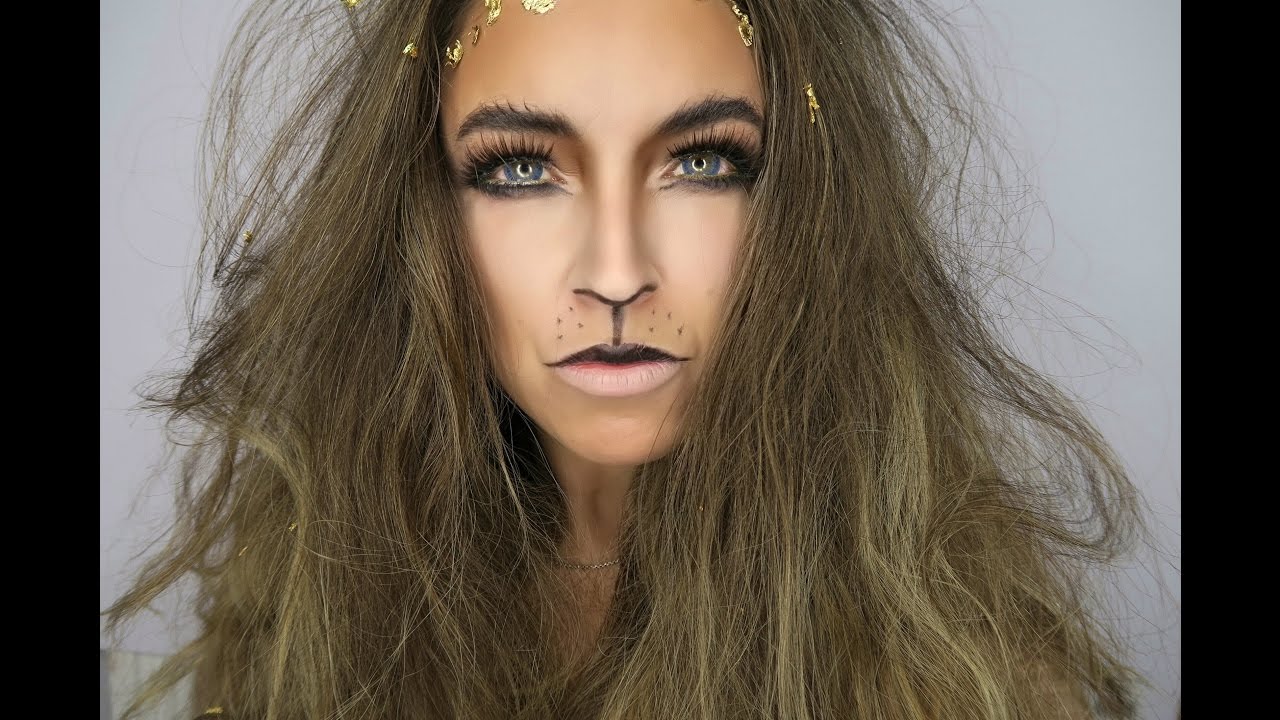 LION MAKEUP TUTORIAL | Halloween week| ROARRRRR