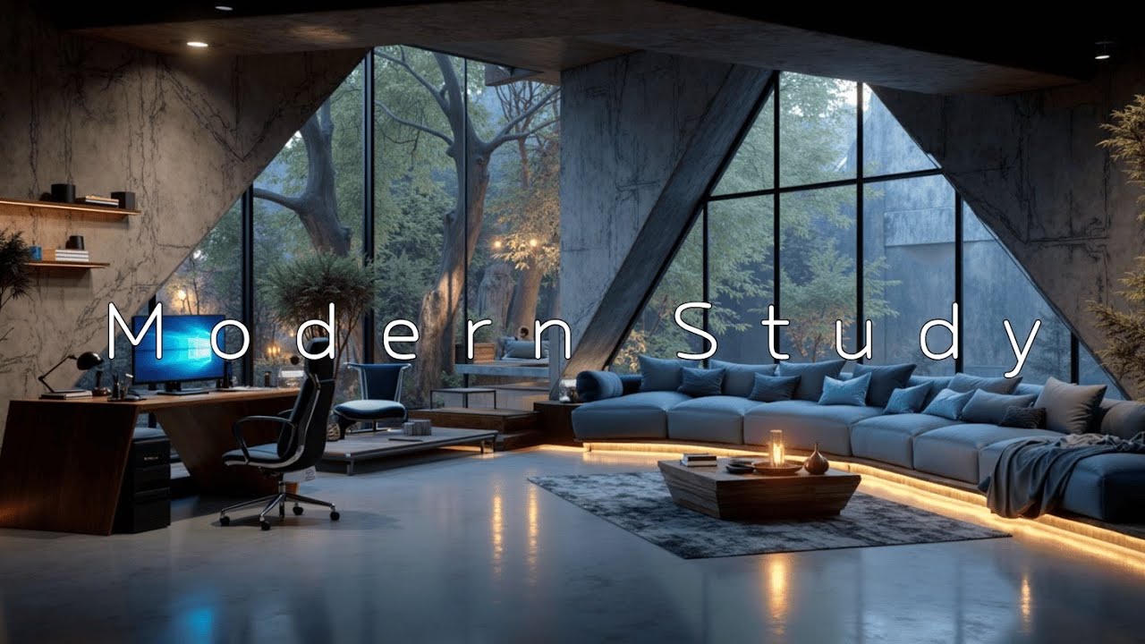 Modern Study Music ~ Deep Focus Concentration | Ambient Instrumental for Productivity