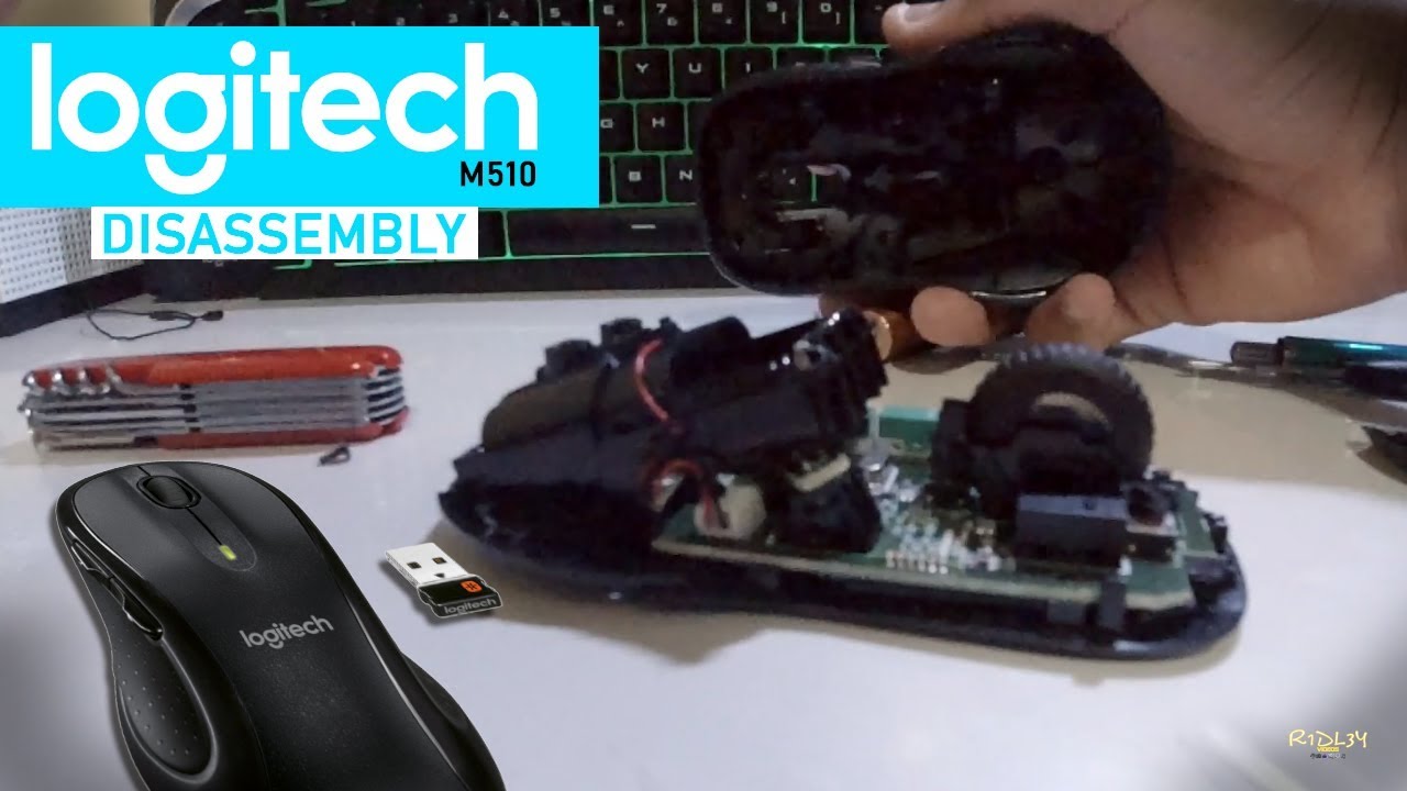 Logitech M510 Mouse | Not Working | Disassemble & Fix!