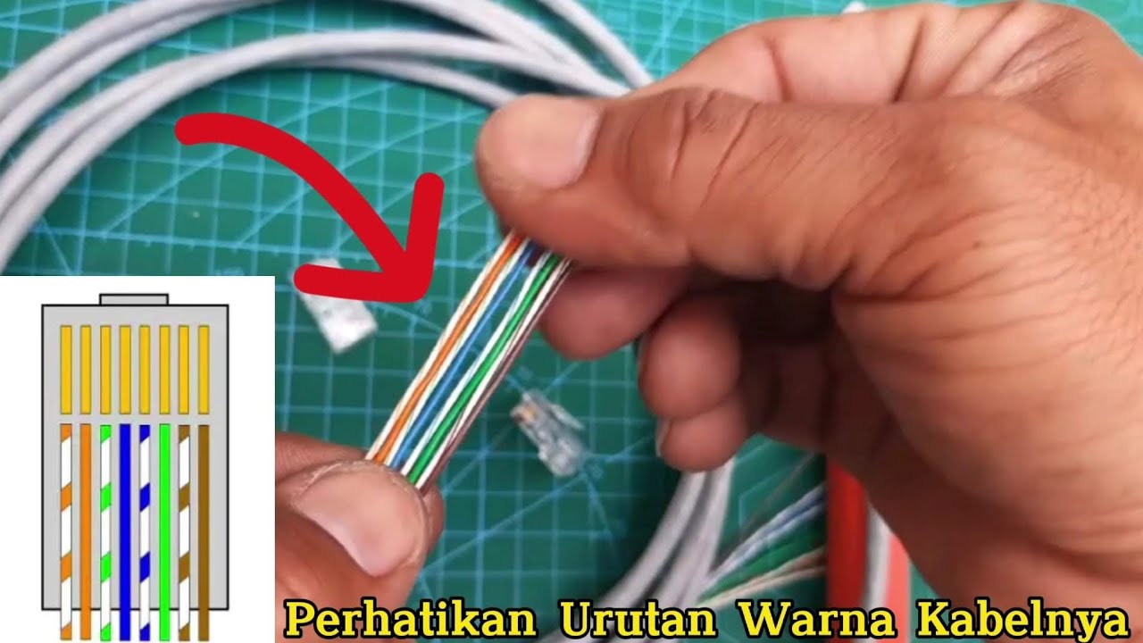 Cara Membuat Kabel Straight (UTP/LAN) 