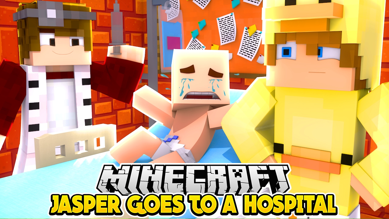 Minecraft Roleplay - JASPER GOES TO HOSPITAL - Baby Duck Adventures