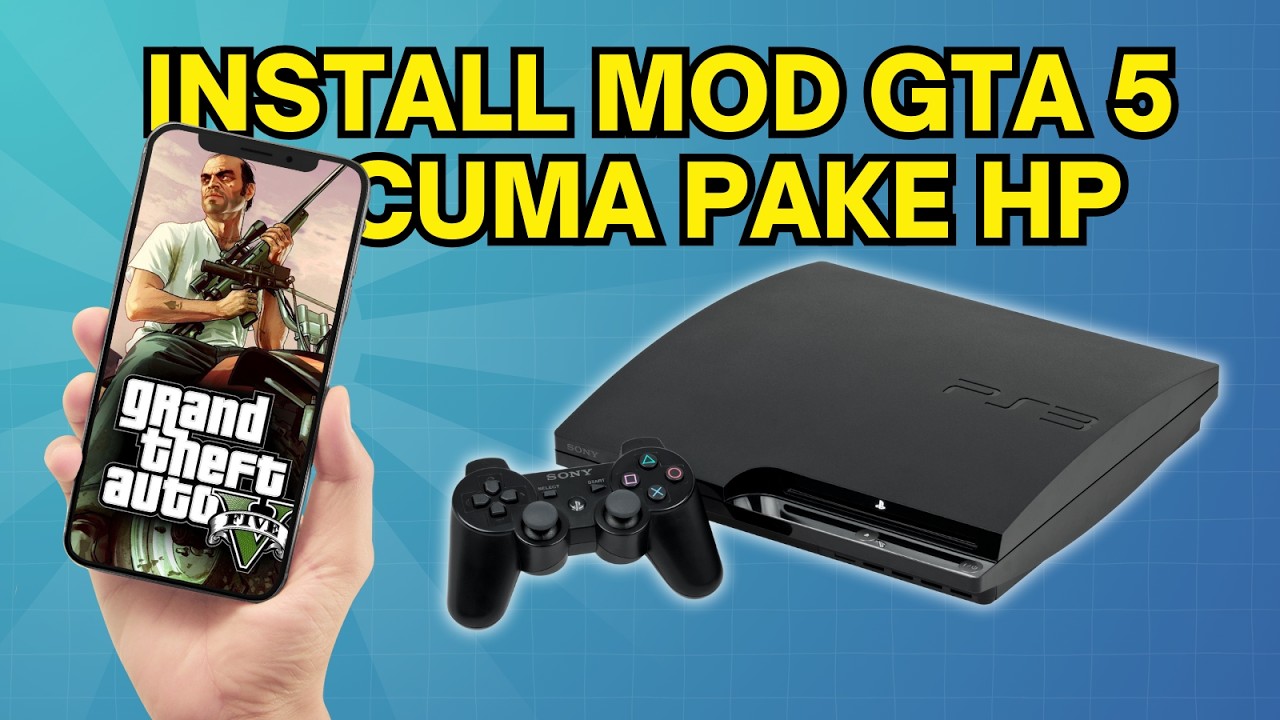CARA ISI MOD GTA5 PS3 LEWAT HP!!